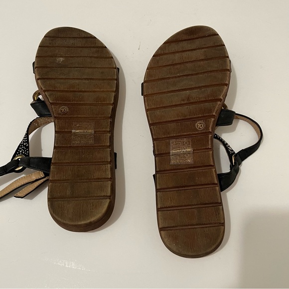 Patrizia ANNMAY Sandals by Spring Step Black Rhinestones Shoes Womens Size 10 - Picture 7 of 13